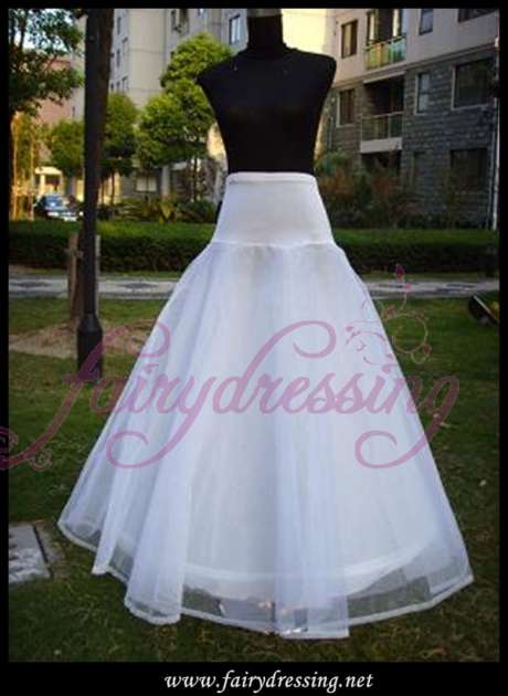J-001 Jupon specialement pour la robe mariage ne gonfle pas trop en bas, et en form A