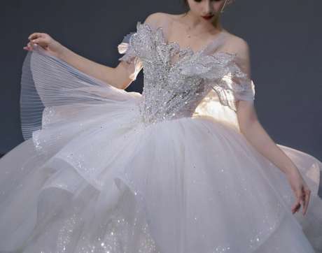 MY22-038 Wedding Dresses/ Wedding Gown / All sizes/ Tailor made-【Free shipping】
